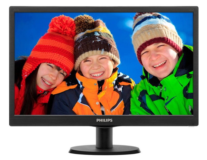 Монитор Philips 19.5" 203V5LSB26 (10/62) черный TN+film LED 5ms 16:9 матовая 200cd 1600x900 D-Sub 2.33кг
