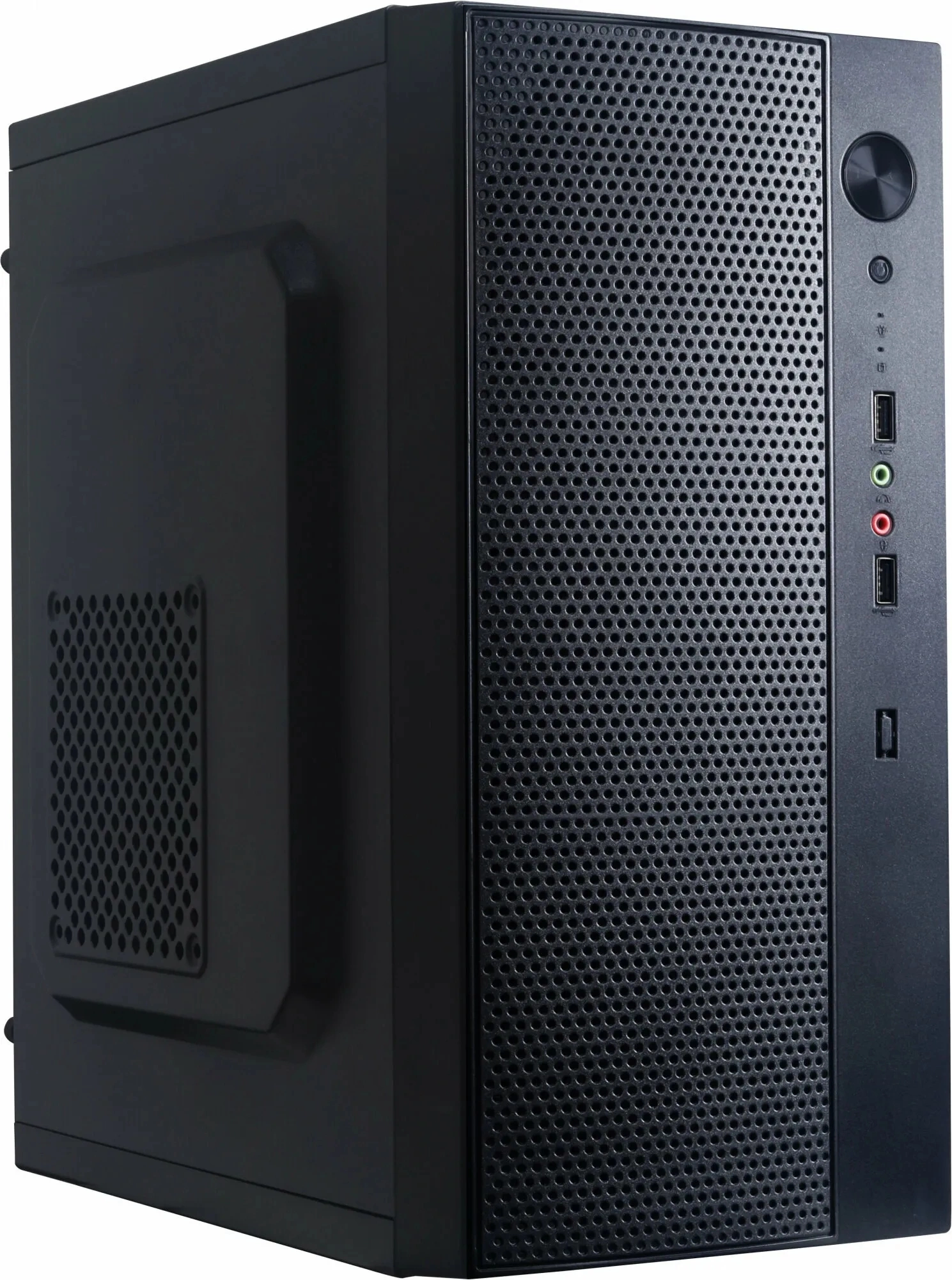 Корпус Accord ENTRY ACC-242B черный без БП mATX 1x80mm 2xUSB2.0 audio