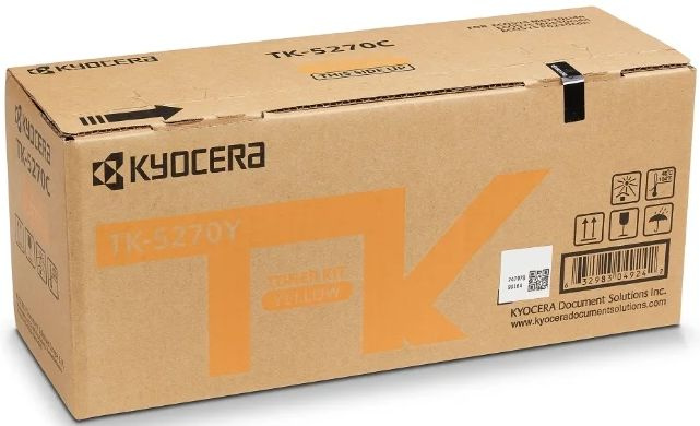 Тонер Картридж Kyocera TK-5270Y желтый (6000стр.) для Kyocera M6230cidn/M6630cidn/P6230cdn