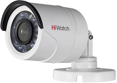 Камера видеонаблюдения Hikvision HiWatch DS-T200 3.6-3.6мм HD TVI цветная корп.:белый
