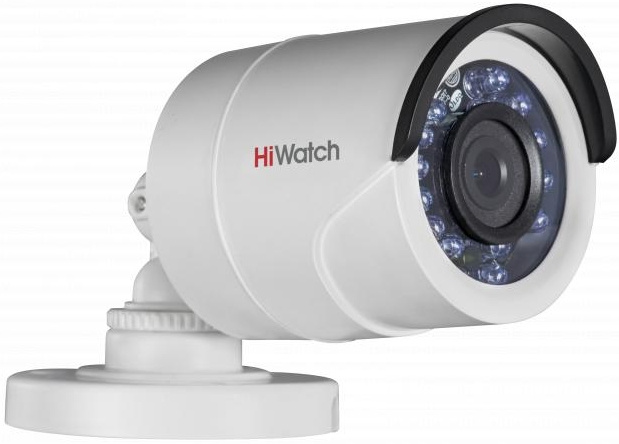 Камера видеонаблюдения Hikvision HiWatch DS-T200P 3.6-3.6мм цветная корп.:белый