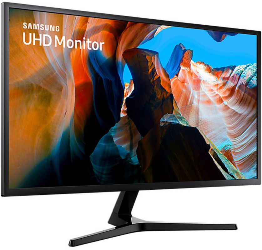 Монитор Samsung 31.5" U32J590UQI темно-серый VA LED 16:9 HDMI матовая 3000:1 270cd 178гр/178гр 3840x2160 DisplayPort Ultra HD 8.3кг