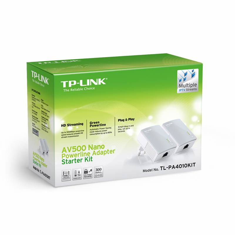 Сетевой адаптер HomePlug AV TP-Link TL-PA4010KIT Ethernet