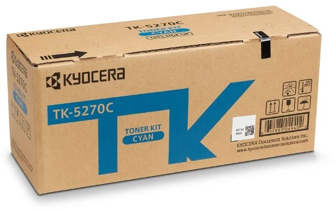 Тонер Картридж Kyocera TK-5270C голубой (6000стр.) для Kyocera M6230cidn/M6630cidn/P6230cdn