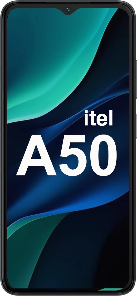 Смартфон Itel A667LP A50 64Gb 3Gb черный моноблок 3G 4G 2Sim 6.6" 720x1612 Android 14 8Mpix 802.11 b/g/n GPS GSM900/1800 GSM1900 TouchSc A-GPS microSD max512Gb