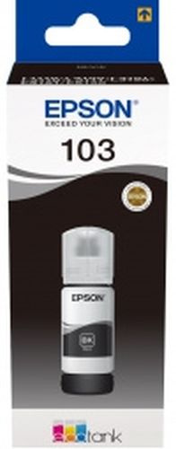 Картридж струйный Epson 103BK C13T00S14A черный (65мл) для Epson L3100/3110/3150