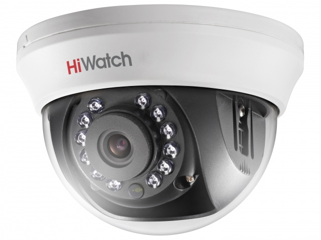 Камера видеонаблюдения Hikvision HiWatch DS-T201 6-6мм HD TVI цветная корп.:белый
