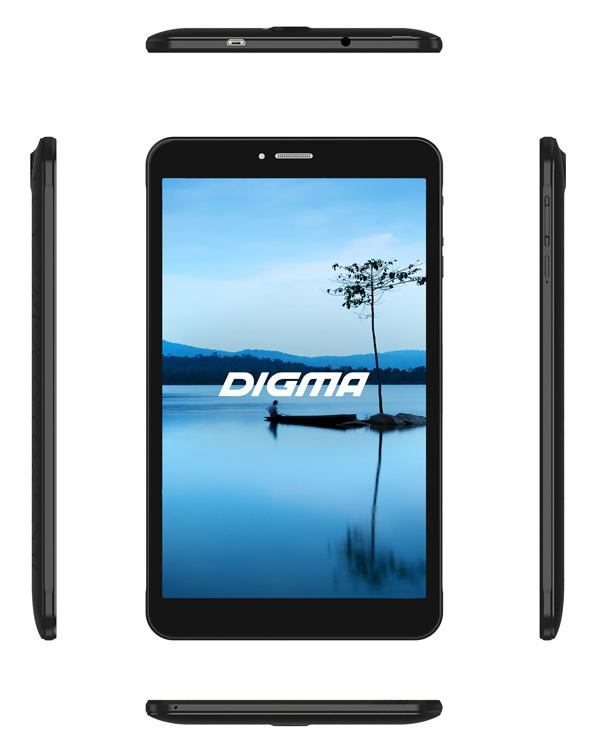 Планшет Digma Optima 8027 3G SC7731E (1.3) 4C/RAM1Gb/ROM16Gb 8" IPS 1280x800/3G/Android 8.1/черный/2Mpix/0.3Mpix/BT/GPS/WiFi/Touch/microSD 64Gb/minUSB/3500mAh