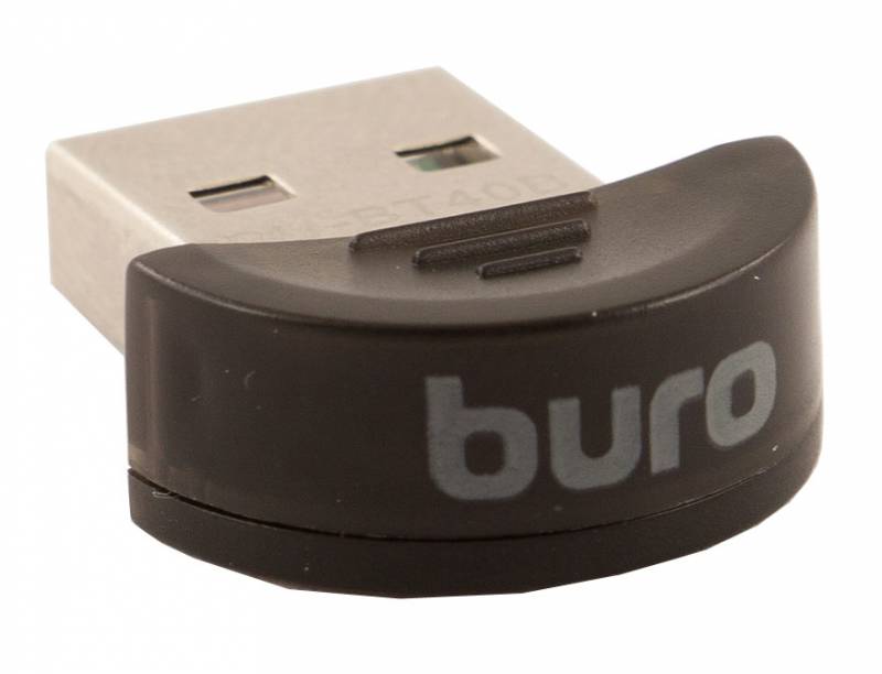 Адаптер USB Buro BU-BT40B Bluetooth 4.0+EDR class 1.5 20м черный