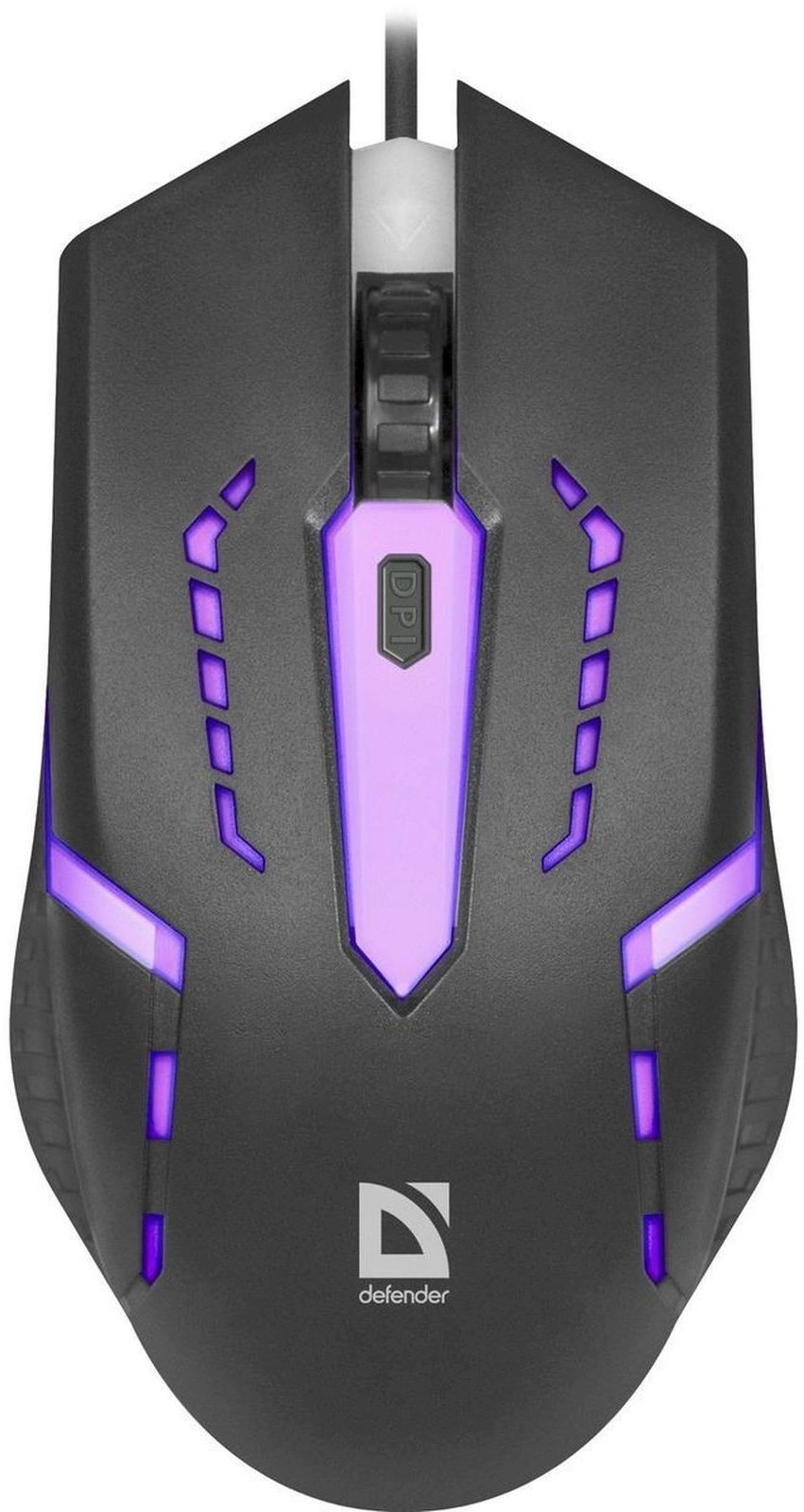 Мышь Defender Flash MB-600L черный оптическая 1200dpi USB 3but (52600)