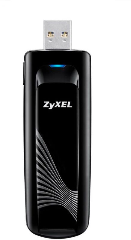 Сетевой адаптер WiFi Zyxel NWD6605-EU0101F USB 3.0 (ант.внеш.съем+внутр.) 2ант.