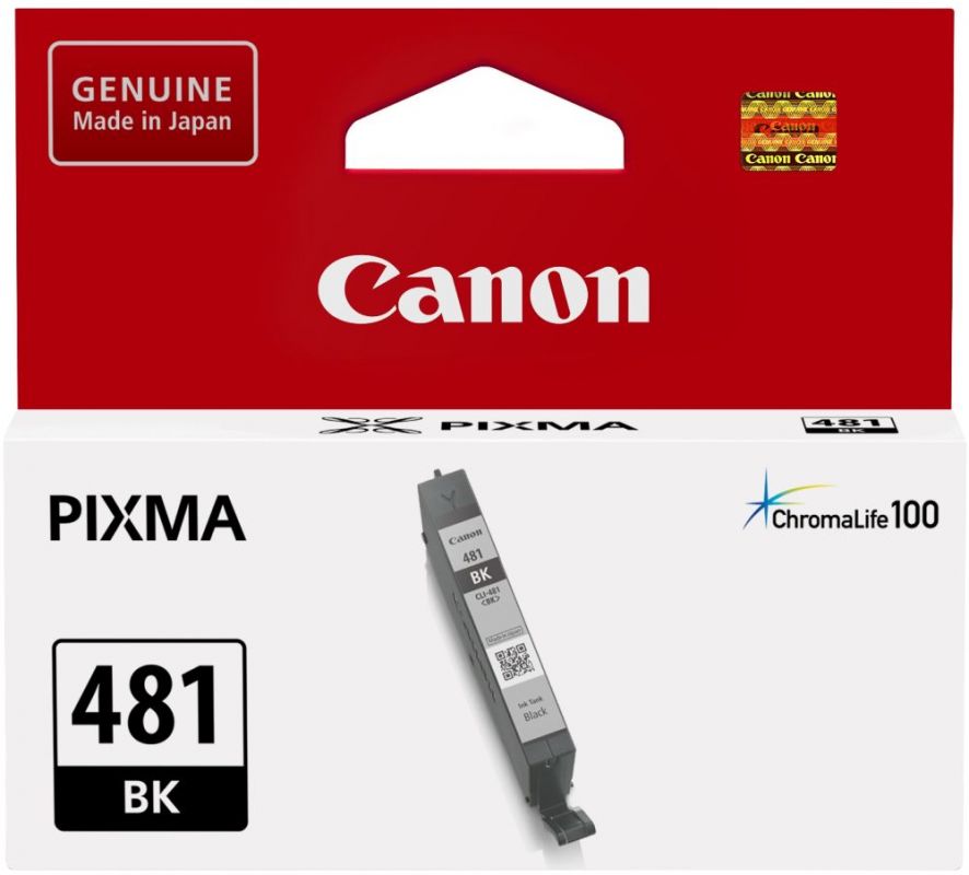 Картридж струйный Canon CLI-481 BK 2101C001 черный для Canon Pixma TS6140/TS8140TS/TS9140/TR7540/TR8540