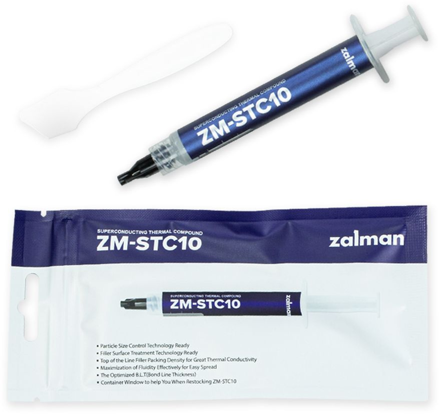 Термопаста Zalman ZM-STC10 11.5Вт/(м-К) шприц 2гр.