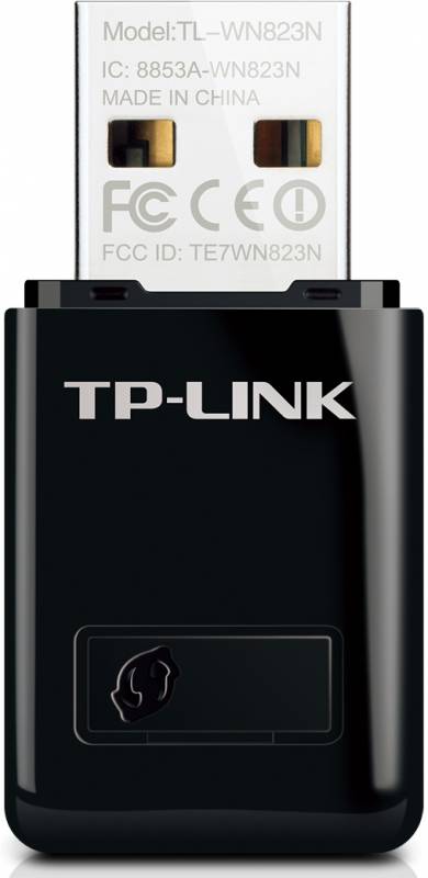 Сетевой адаптер WiFi TP-Link TL-WN823N USB 2.0 (ант.внутр.)