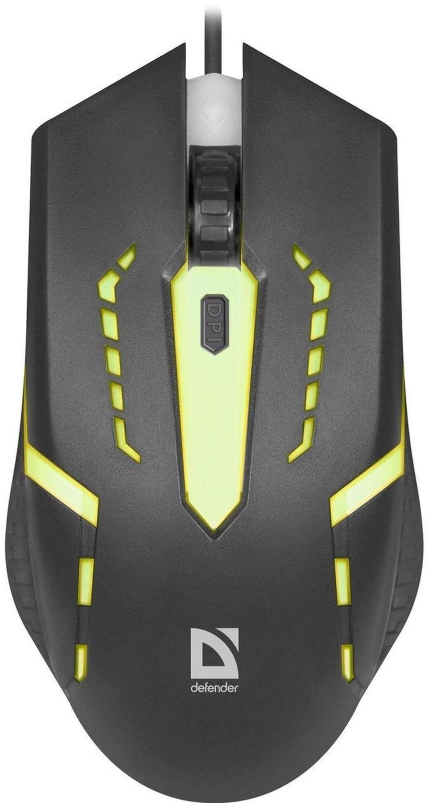 Мышь Defender Flash MB-600L черный оптическая 1200dpi USB 3but (52600)