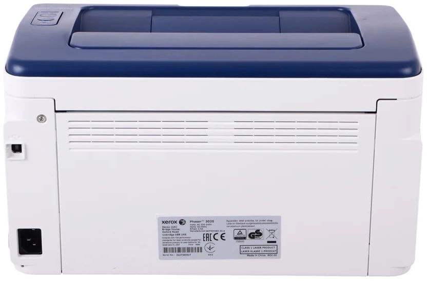 Принтер лазерный Xerox Phaser 3020v_bi A4 WiFi белый