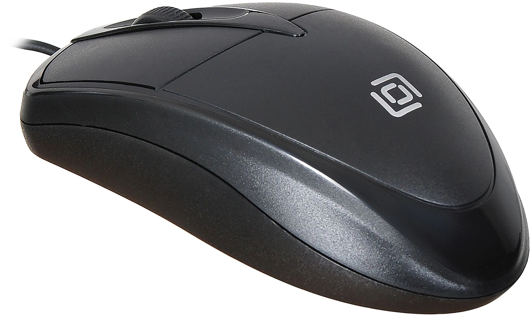 Мышь Оклик 125M черный оптическая 1200dpi USB 3but (1175317)