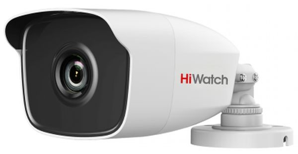Камера видеонаблюдения Hikvision HiWatch DS-T220 6-6мм HD TVI цветная корп.:белый